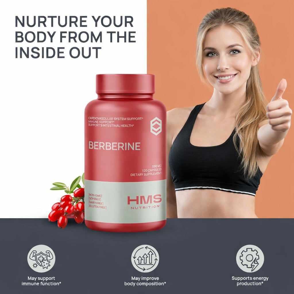 Berberine - 550 mg per Capsule