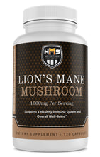 Load image into Gallery viewer, Lion’s Mane Mushroom Supplement - 1000mg
