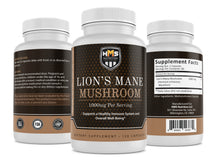 Load image into Gallery viewer, Lion’s Mane Mushroom Supplement - 1000mg
