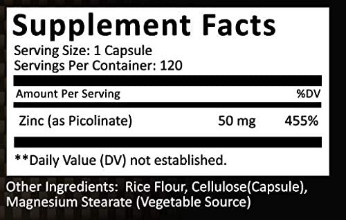 Zinc Picolinate Capsules - 50mg