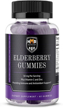 Load image into Gallery viewer, Sambucus Black Elderberry Gummies - 60 Chewable Gummies
