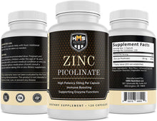 Load image into Gallery viewer, Zinc Picolinate Capsules - 50mg
