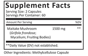 Maitake Mushroom - 1500 mg
