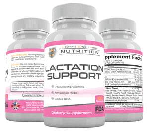 Lactation Supporting Capsules - 120 Vegetable Capsules (60 Day Supply)