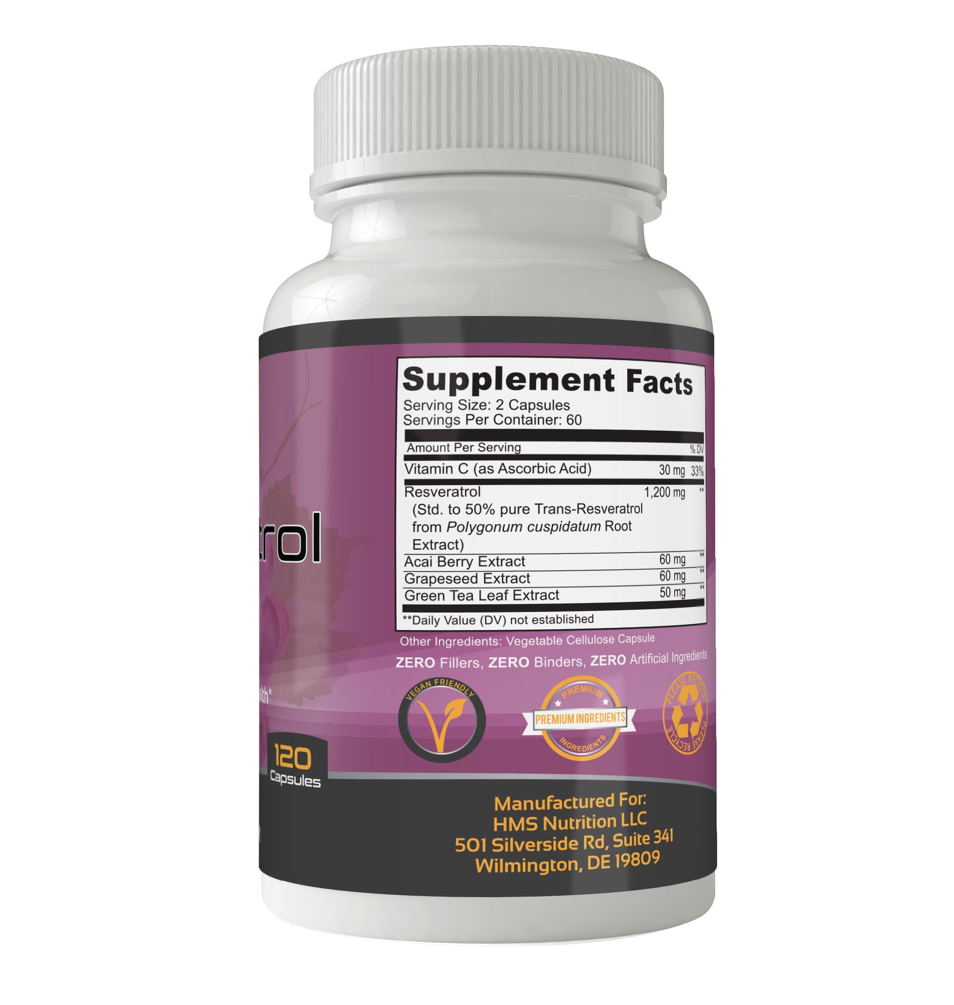 Trans-resveratrol Supplement