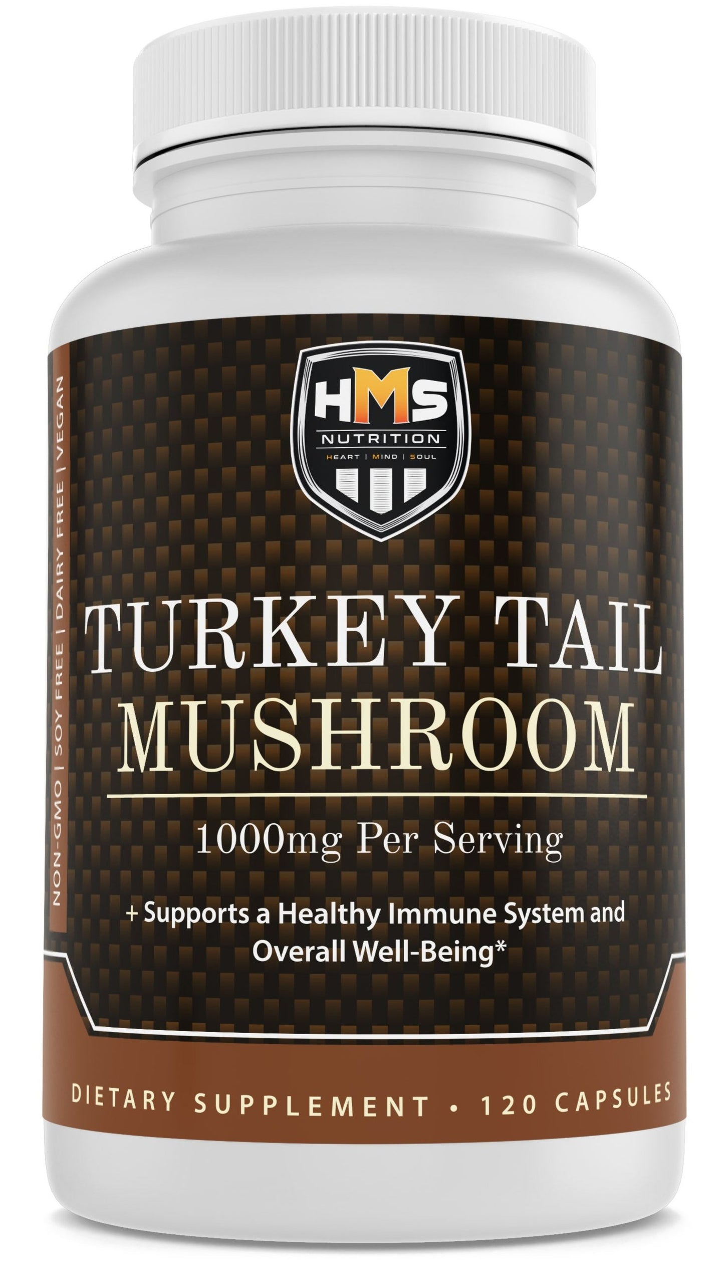 Turkey Tail Mushroom Supplement - 1000mg