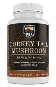 Turkey Tail Mushroom Supplement - 1000mg