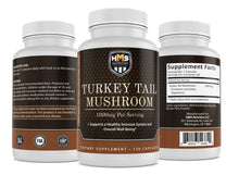 Load image into Gallery viewer, Turkey Tail Mushroom Supplement - 1000mg
